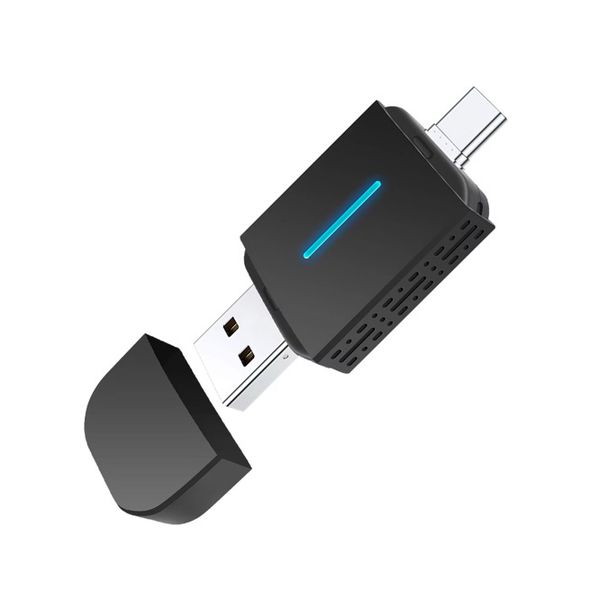 Wireless CarPlay &amp; Android Auto Adapter - Plug &amp; Play Wireless Upgrade