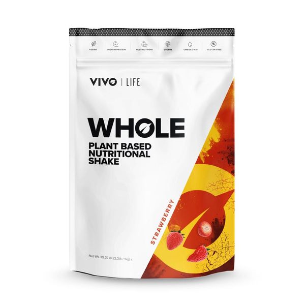 Vivo Life - Whole Plant-Based Nutritional Shake - Strawberry Flavour