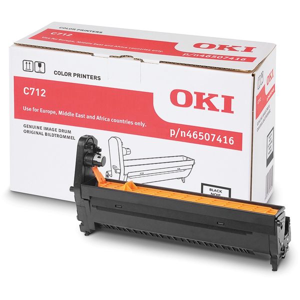 OKI Genuine 46507416 Black Image Drum (30,000 Pages)