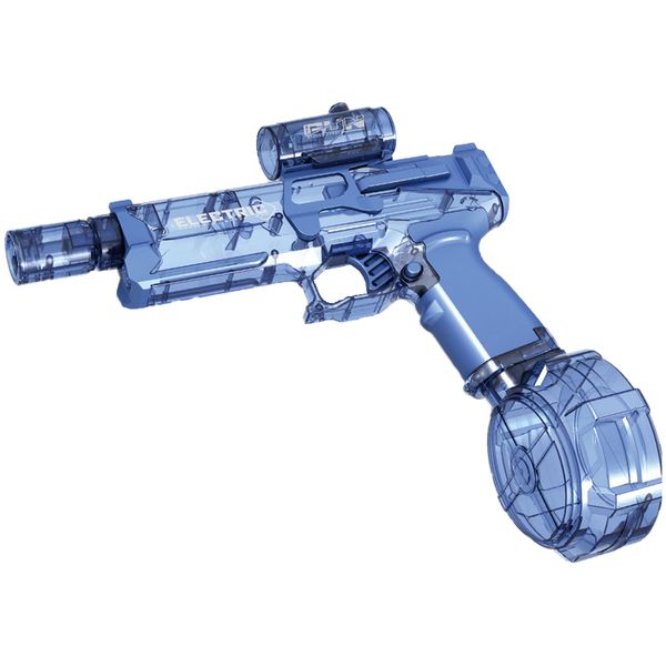 Blue Combo Electric Water Gun Toy with Pulse Flame Light Effects