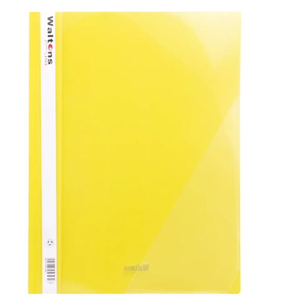 PrimeLine - Poly Propylene Quotation Folder - Yellow x 3
