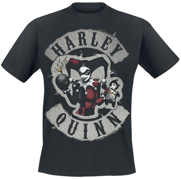 Rock Ts Harley Quinn Stitch Bomb T-Shirt