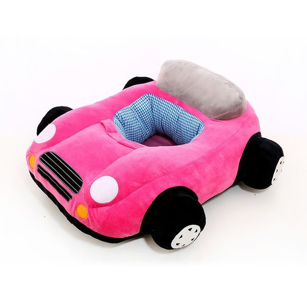 Baby Car Learning Seat Plush Toy - Pink