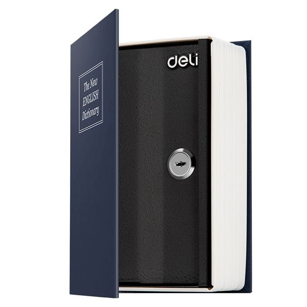 Deli Book Safe with Key H180xW115xD55mm