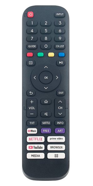 Replacement Remote Control for Hisense UHD TV EN2J30H 43A6G 50A6G 55A6G
