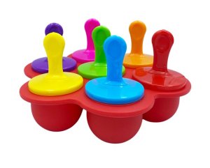 Silicone Baby and Toddler Popsicle Mold - Red