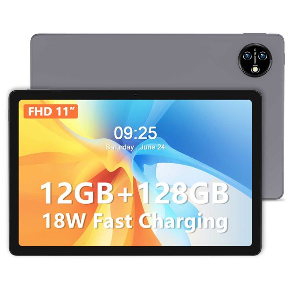HiMex 11" Tablet -1920x1200 FHD Display, 6GB+128GB, Android Work &amp; Study