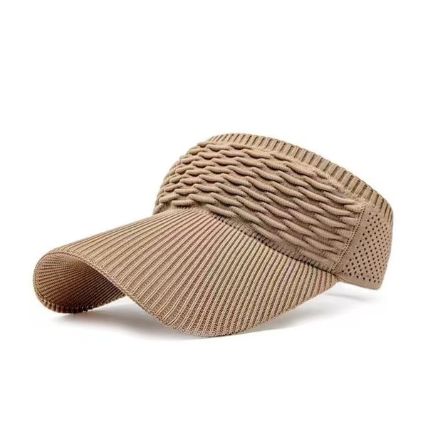 Empty Top Sun Hat, Knitted Baseball Duckbill Hat, Outdoor Sports Sun Hat