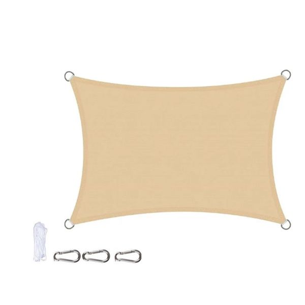 3.97m x 2.97m Anti-UV Sun Shade Sail for Outdoor Garden
