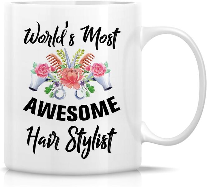 Awesome hair stylist-Father's day-Mother's day-Valentines-Christmas Mug