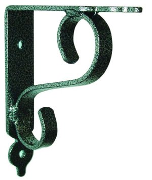 Tuscany Scroll Shelf Bracket - Silvervein (LARGE)
