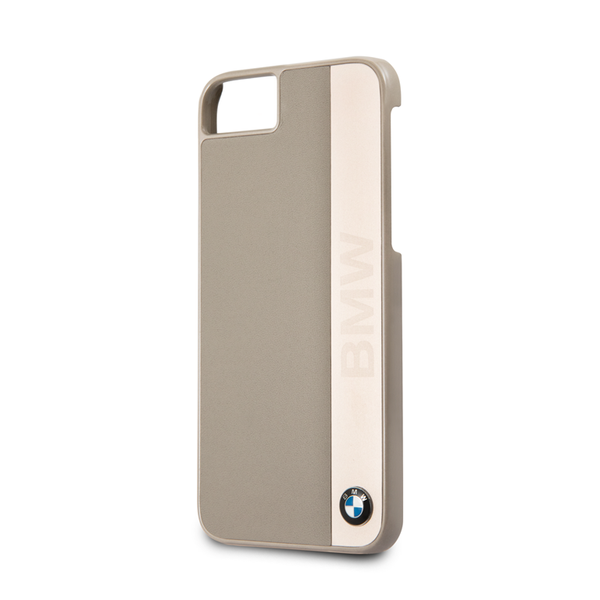 BMW - Signature Leather Hard Case iPhone SE 2020 &amp; 6 /7 / 8 Taupe