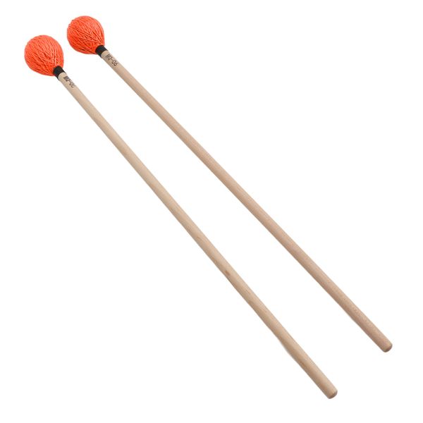 Yarn Mallets Medium Hard for Marimba Maple Handle Purple