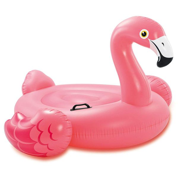Flamingo Inflatable Ride-On for Ages 14+ (58" X 55" X 37")