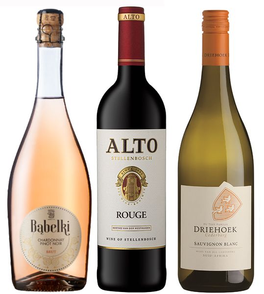 3 Bottle Mixed Case of Premium Wine to Entertain - 3 x 750ml