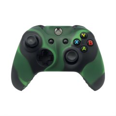 Silicone Protective Controller Shield - Green &amp; Black