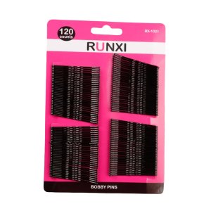 120 Piece Bobby Pins - Black