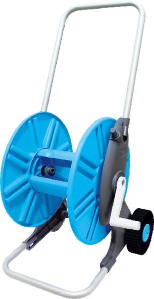 Hose Reel Trolley with Fittings and Connection Hose (6PC)