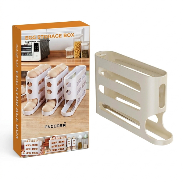 4 Tier Rolling Egg Holder