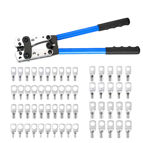 Wire Crimping Tool Kit 60pcs Ferrules Terminal Crimper Set for Connections