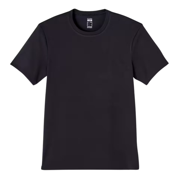 Nyamba Men's Slim-Fit Fitness T-Shirt 500 - Black