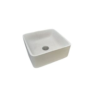 Ivory Cement Concrete Basin/Sink