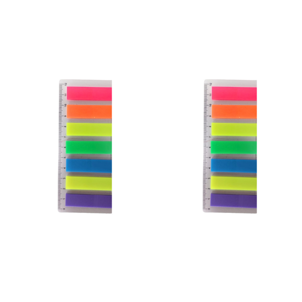 Rectangular Sticky Notes 7 Colors Pack of 2