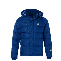 Balkan R Line Insulated Winter Jacket with Detachable Hood - Blue