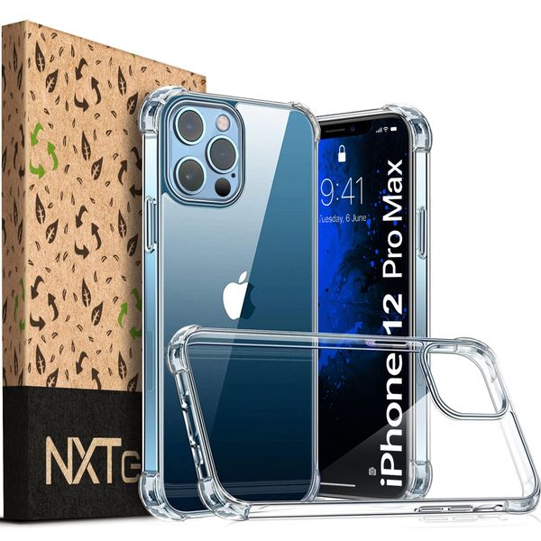 NXTech iPhone 12 Pro Max Clear Case - with Shockproof Tech