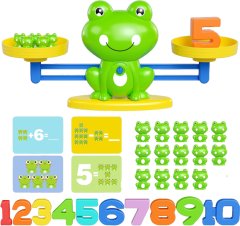 Mathematical Intelligence Math Toys Funny Frog Scale Early Education Toys