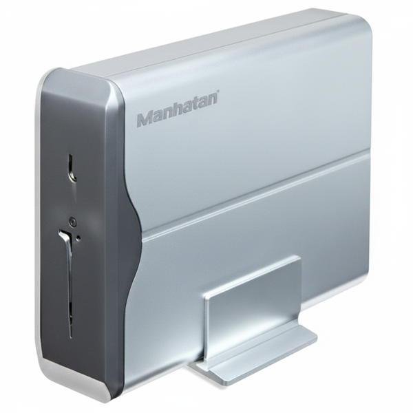 Manhattan 5.25 Inch USB 2.0 Aluminium External Hard Drive Enclosure