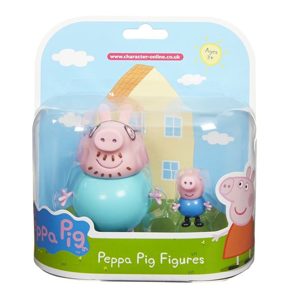 Peppa Pig 2 Pack - Daddy Pig with Peppa