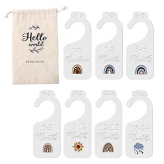 Hello World Baby Clothes Cupboard Hanger Dividers