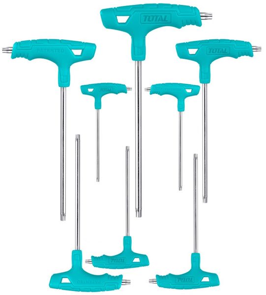 Total Tools 8 Pcs T-handle Torx Wrench Set
