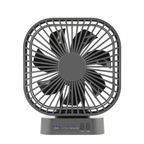 90 Folding Fan 5000MAh Battery USB Timing Cooling Fan