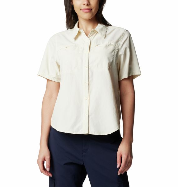 Columbia Women's Silver Ridge 3.0 Short Sleeve Shirt Chalk