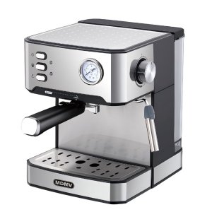 MDMV 20Bar Espresso Machine - Italian ULKA Pump - Pods &amp; Ground Coffee