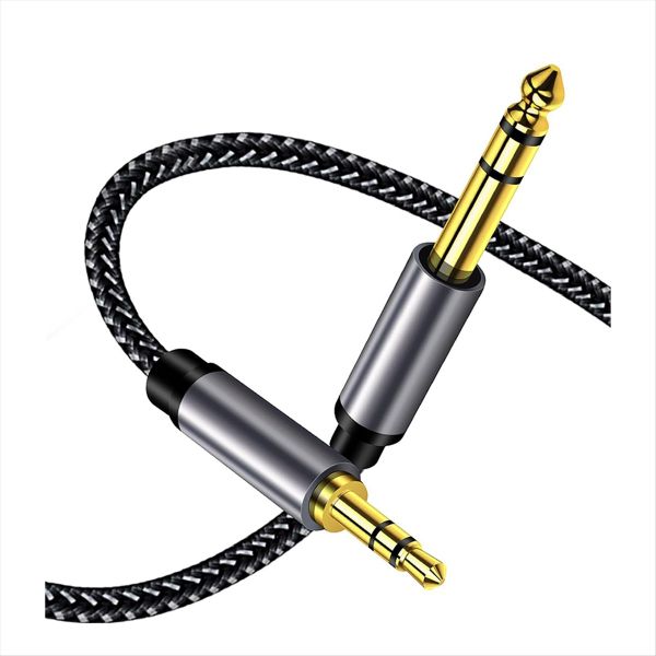 2M 6 35Mm To 3 5Mm Jack Aux Cable For Electronic Keyboard Guitar