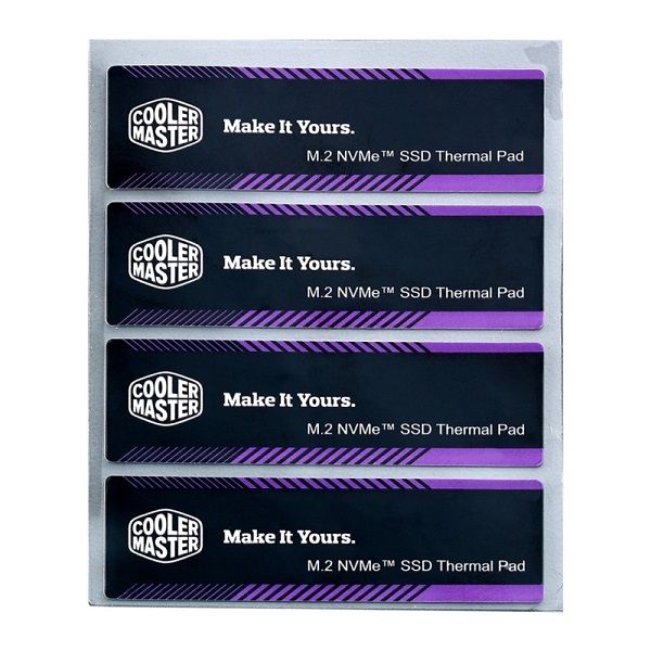 Cooler Master M.2 NVMe SSD Thermal Pads (60X18) Ultra-Thin Design - 4PCS