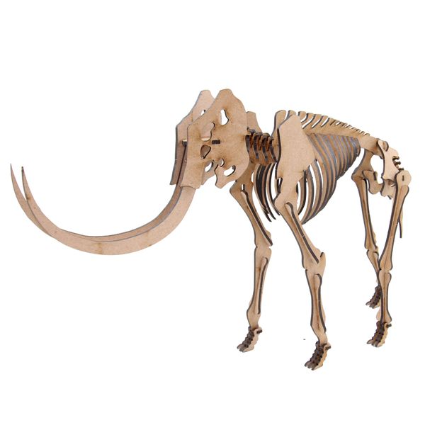 Wow We - 3D Wooden Model Dinosaurs Mammoth
