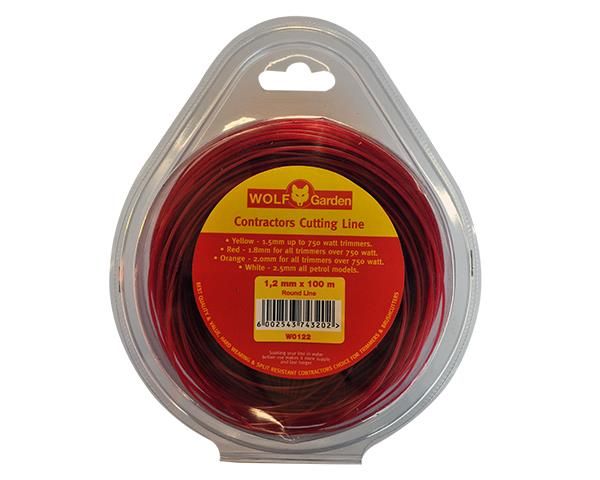 Wolf Garden Donut Round Line Spares - 1,2mmx100m