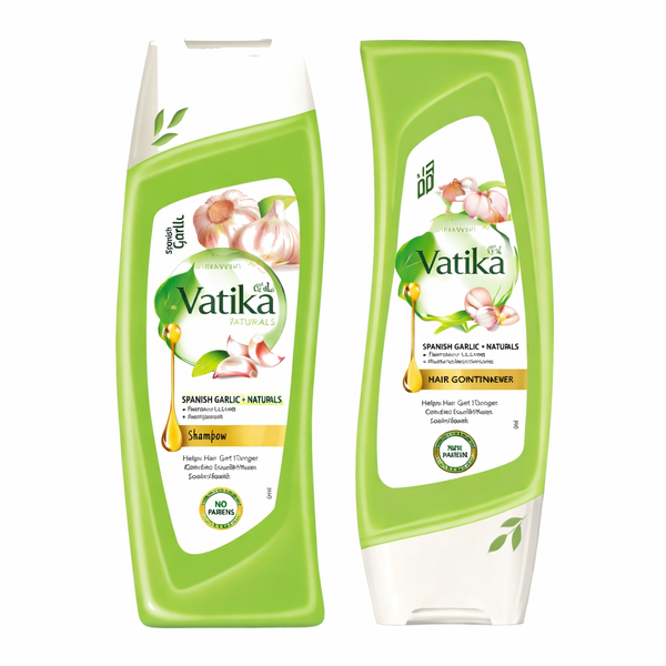Vatika Garlic Hair Shampoo &amp; Conditioner Combo for Hair Care 400ml
