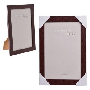 Bulk Pack X 2 Mahogany Finish Plastic Frame for A4 Sized