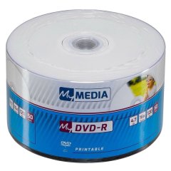 MyMedia 4.7GB 16x Wrap Printable DVD-R 50 Pack Spindle