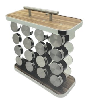 UZI-Spice Rack Organizer with Spice Jars