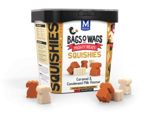 Montego Bags O' Wags - Squishies Caramel &amp; Condensed Milk Dog Treats 500 g