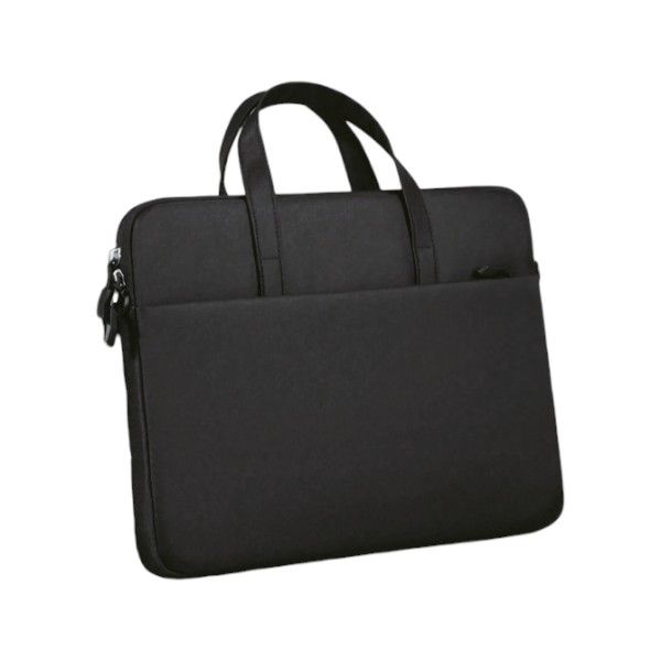 13 Inch - Laptop Bag With Shoulder Strap &amp; Multiple Storage Pockets - Black