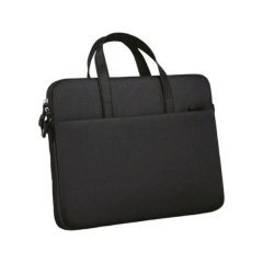 14 Inch - Laptop Bag With Shoulder Strap &amp; Multiple Storage Pockets - Black