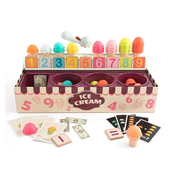 Topbright Ice Cream Colour &amp; Number Sorting Game with Activity Cards