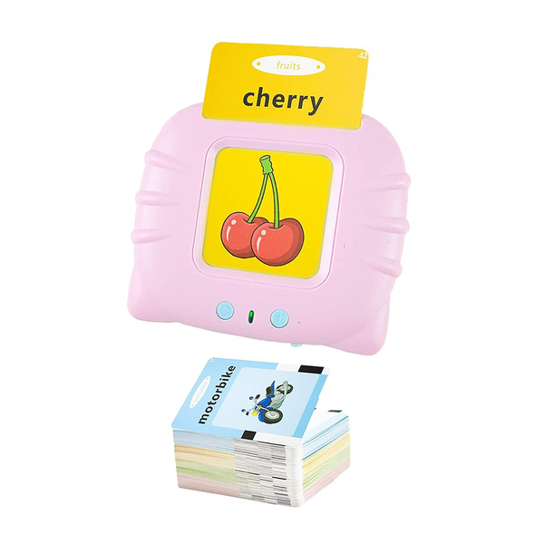 Early Education Flash Card Device with Words and Audio Set With Flashcards